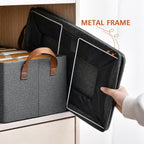 Cloth Organizer for Wardrobe  | Drawer Organizer with Transparent Window | Foldable Laundry Storage Box
