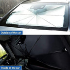 Car Windshield Sun Shade Umbrella | Foldable Car Sunshade for Front Window | UV Heat Protection Car Accessories India
