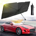 Car Windshield Sun Shade Umbrella | Foldable Car Sunshade for Front Window | UV Heat Protection Car Accessories India