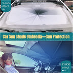 Car Windshield Sun Shade Umbrella | Foldable Car Sunshade for Front Window | UV Heat Protection Car Accessories India