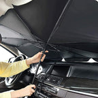 Car Windshield Sun Shade Umbrella | Foldable Car Sunshade for Front Window | UV Heat Protection Car Accessories India